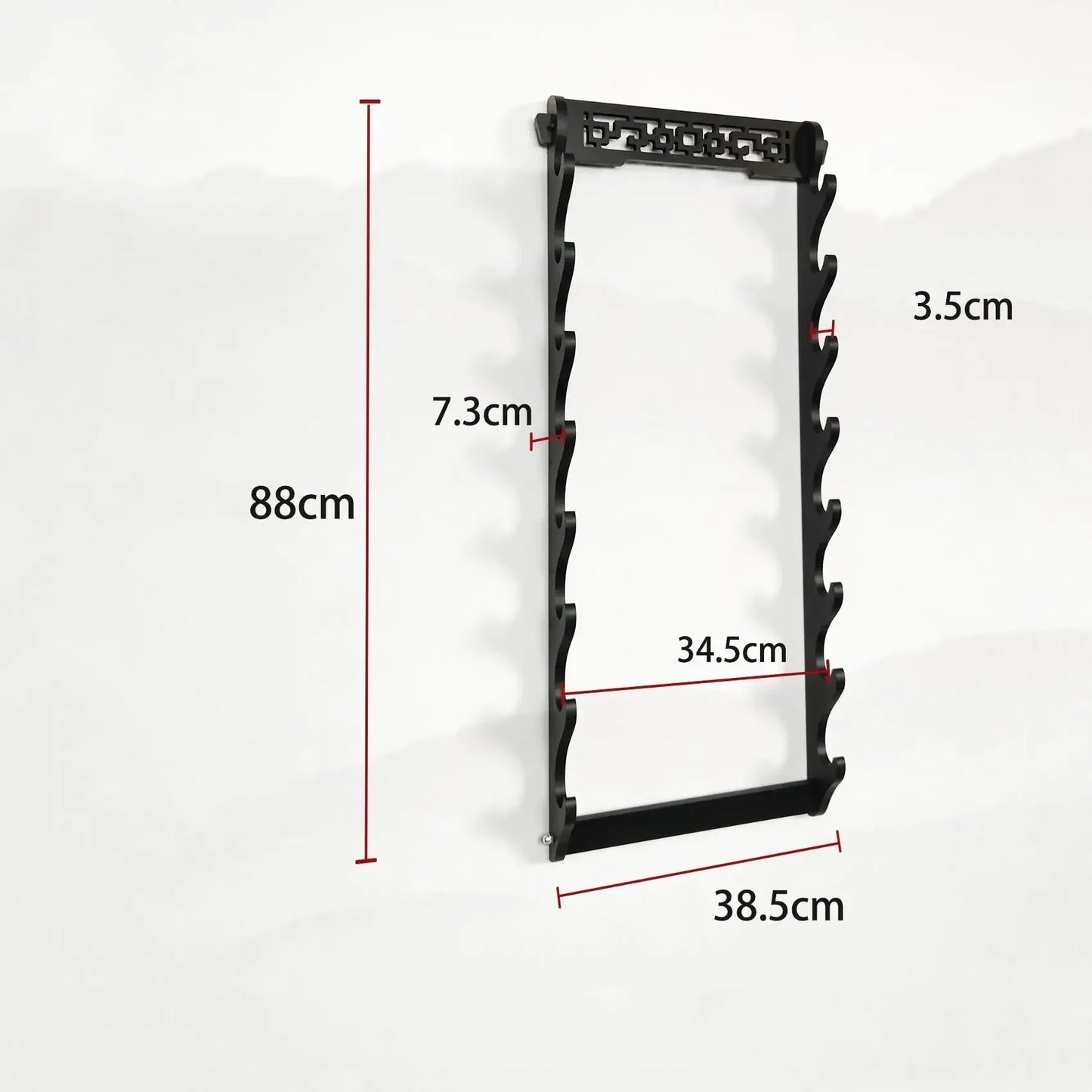 Tier 1-8 Dragon Katana Wall Mount